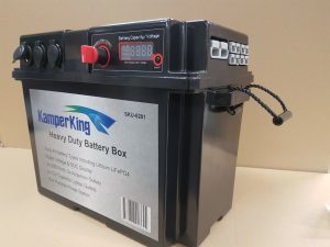 KK 02 front right, solar panels | KamperKing Heavy-Duty Battery Box